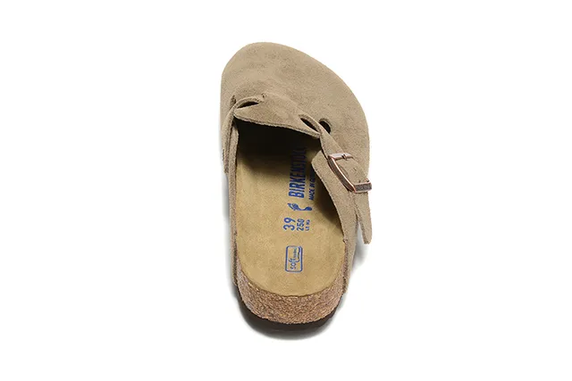 Birkenstock Arizona Taupe Suede pantoufle 4
