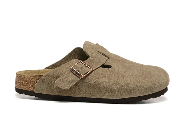 Birkenstock Arizona Taupe Suede pantoufle 6