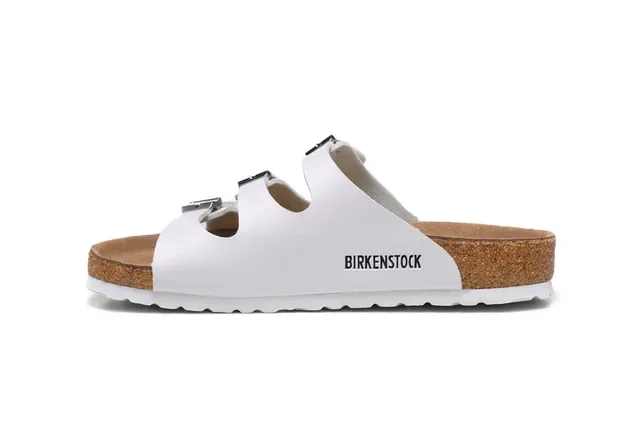 Birkenstock Arizona Blanches Sandales Casual 4