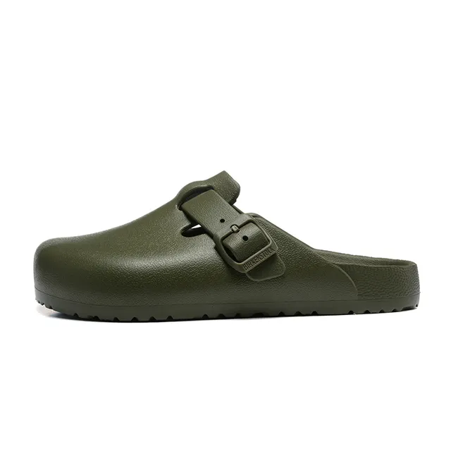 Birkenstock Verde Exército Construção Molded EVA Dupla Tira Ajustável Zueco 2