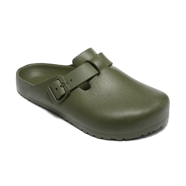 Birkenstock Verde Exército Construção Molded EVA Dupla Tira Ajustável Zueco 4