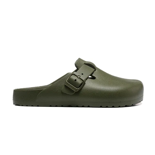 Birkenstock Verde Exército Construção Molded EVA Dupla Tira Ajustável Zueco 6
