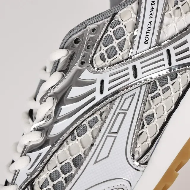 Bottega Veneta Andiamo blanco gris negro goma zapatillas lifestyle 6