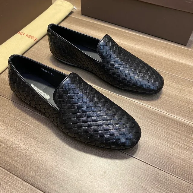 Bottega Veneta Andiamo منسوجة إنتريتشياتو أسود مكاسين 9
