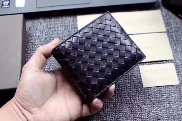 Bottega Veneta Cassette Intrecciato Noir porte-monnaie court 5
