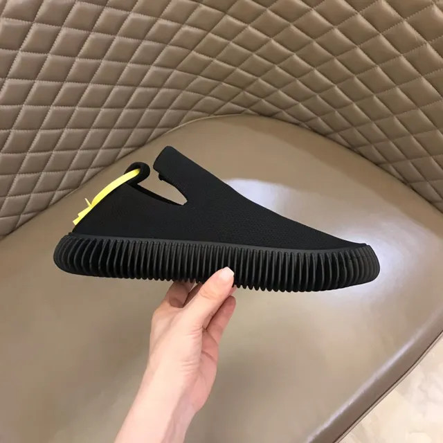 Bottega Veneta Sardine Noir Tricot Slip-On Mocassins 3