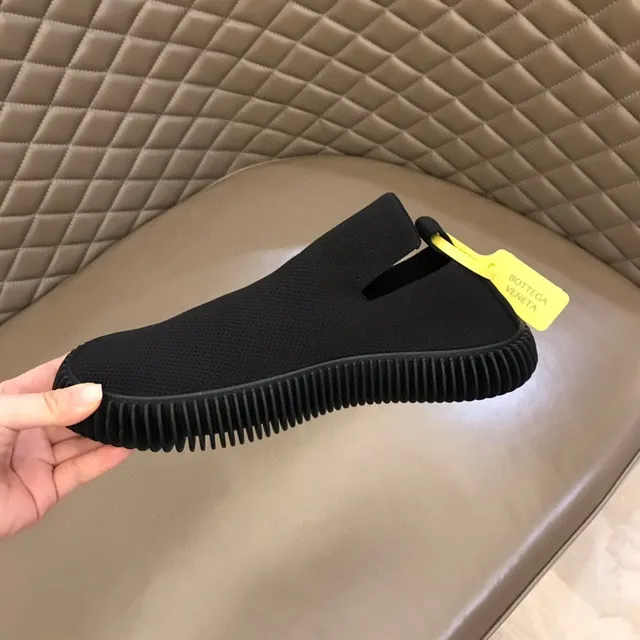 Bottega Veneta Sardine Noir Tricot Slip-On Mocassins 4