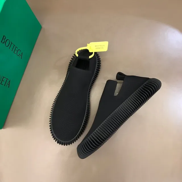 Bottega Veneta Sardine Noir Tricot Slip-On Mocassins 9