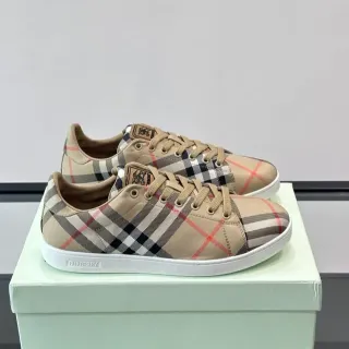 Burberry Knight Archive বেইজ চেক লাইফস্টাইল স্নিকার্স