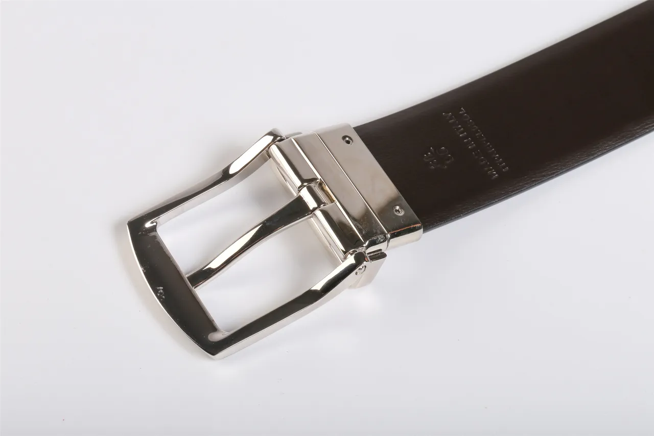 Burberry Knight Reversible Black Leather Belt 4