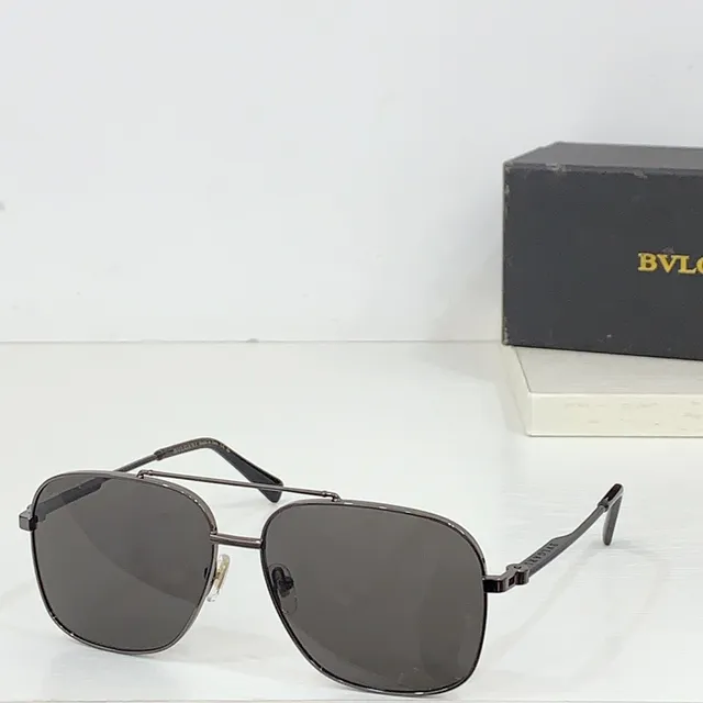 Bvlgari Óculos de Sol Estilo Aviador Dourado 5
