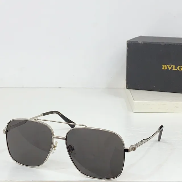 Bvlgari Óculos de Sol Estilo Aviador Dourado 6