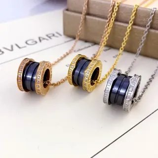 Bvlgari B.zero1 Rotating Cylindrical Pendant Necklace