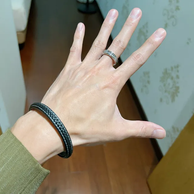 Bvlgari B.zero1 Rotating Dual-Band Pavé Ring 9
