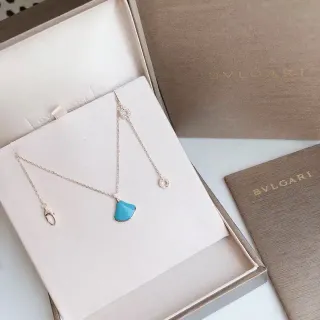 Bvlgari Divas’ Dream Turquoise Fan Pendant Necklace
