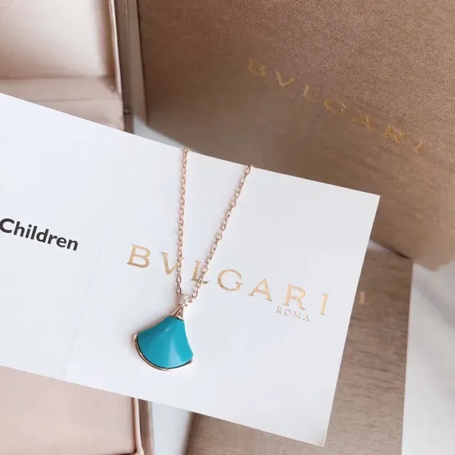 Bvlgari Divas’ Dream Turquoise Fan Pendant Necklace 4