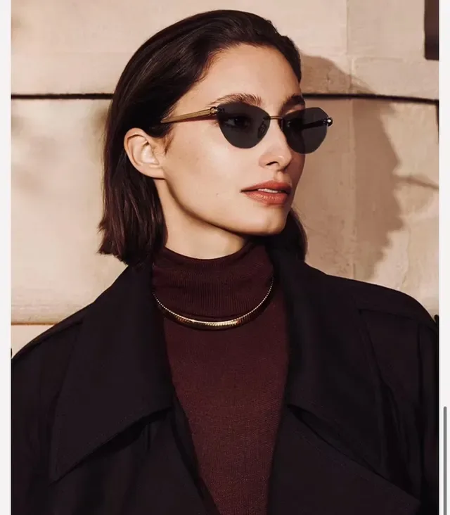 Bvlgari Lunettes Optiques Sans Monture Rose Gold Léopard Temple 3