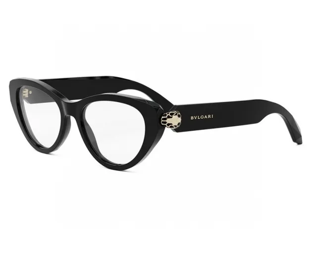 Bvlgari Serpenti Cat-Eye lunettes de soleil acétate noir 7
