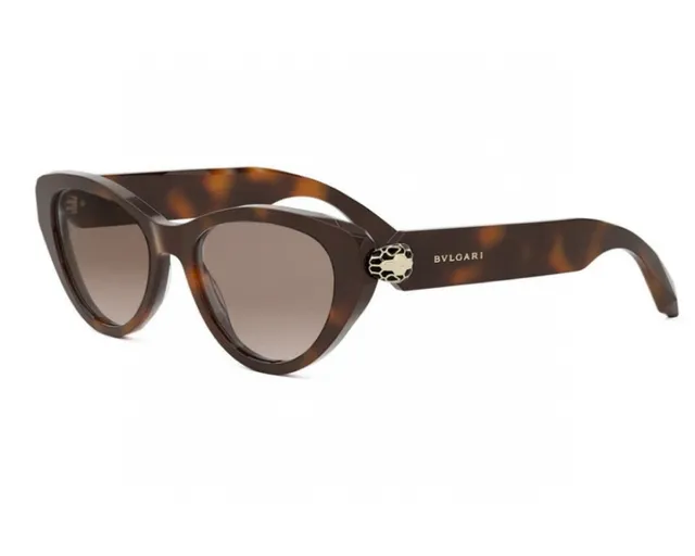 Bvlgari Serpenti Cat-Eye lunettes de soleil acétate noir 8