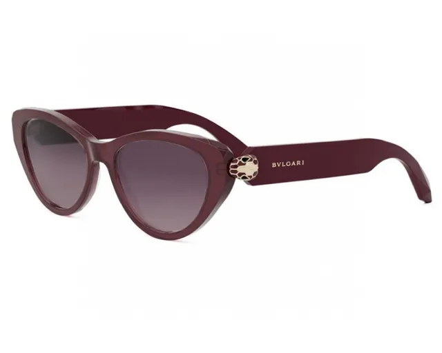 Bvlgari Serpenti Cat-Eye lunettes de soleil acétate noir 9