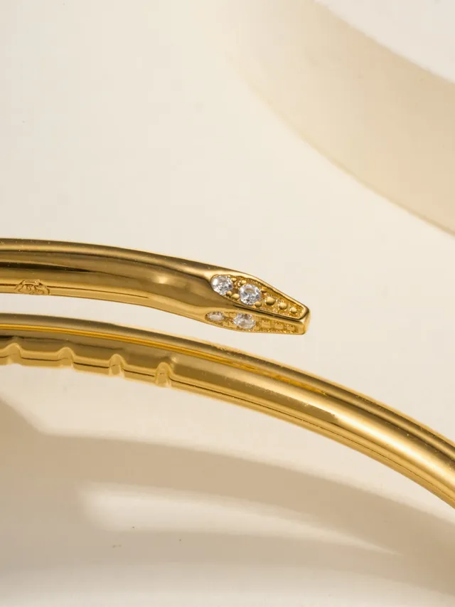 Bracelet Cartier Juste un Clou Or Argent Fin Circulaire Pavé-Set Stones 9