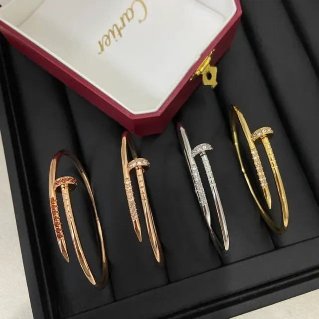 Cartier Juste un Clou Bracelet à clou Pavé-Set Multi-Metal 2