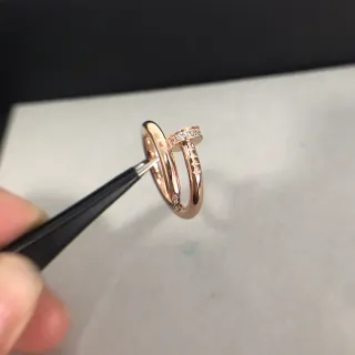 Cartier Juste un Clou Pavé Diamond Rose Gold Ring