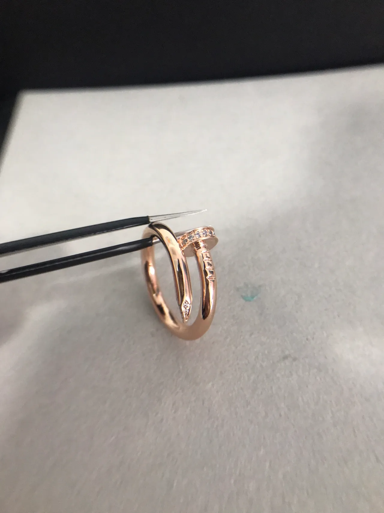 Cartier Juste un Clou Pavé diamante ouro rosa anel 5