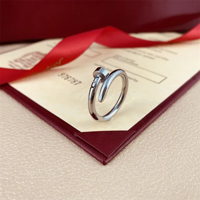 Bague Cartier Juste un Clou Spirale Multi-Bande Or Rose Diamants Pavé 5
