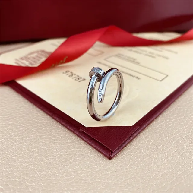 Bague Cartier Juste un Clou Spirale Multi-Bande Or Rose Diamants Pavé 9