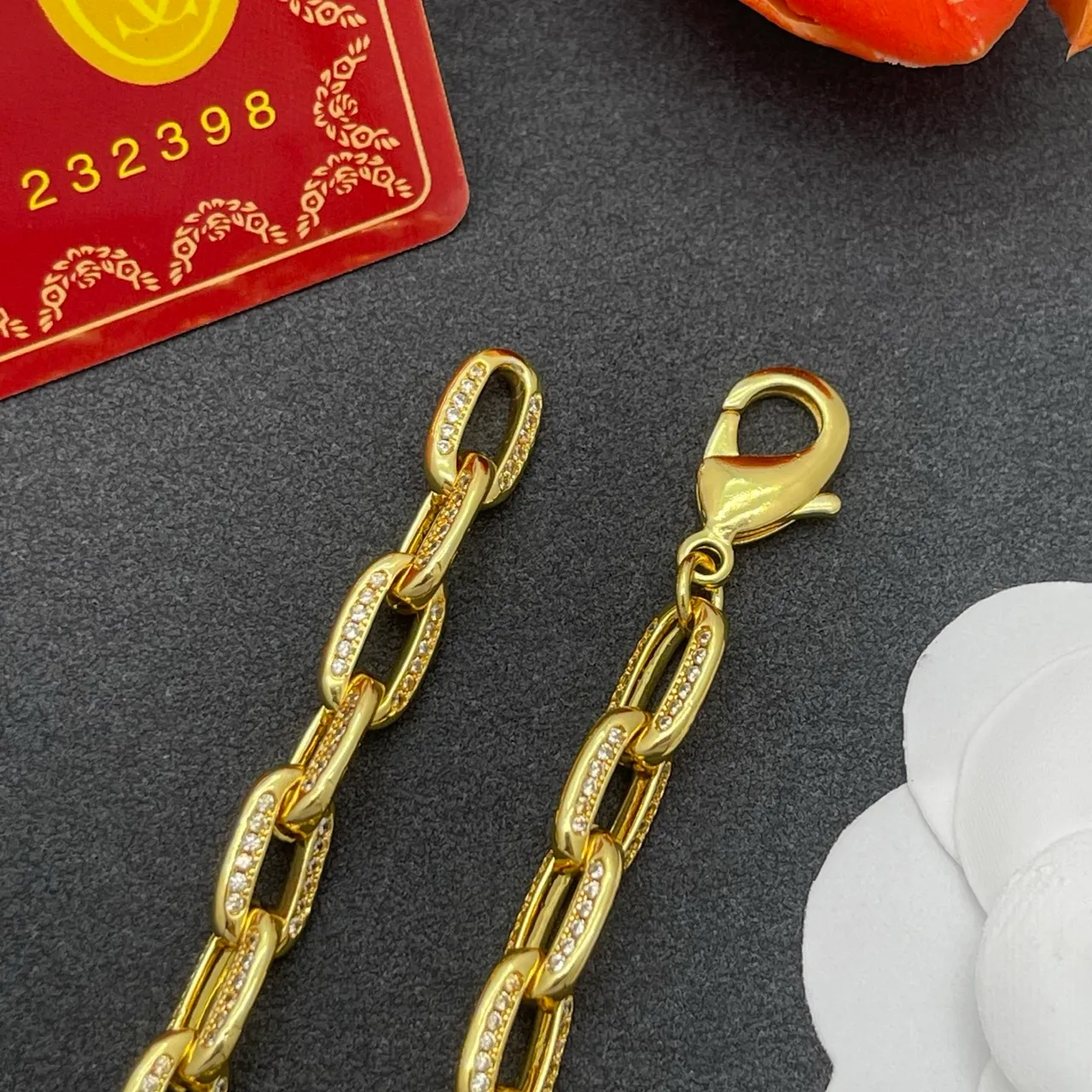 Cartier Panthère de Cartier Pavé cabeça de pantera pulseira de corrente de ouro 6