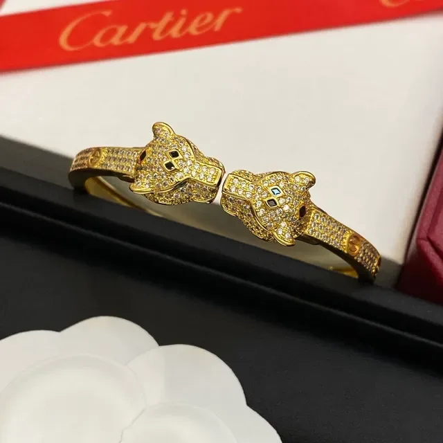 Bracelet Cartier Panthère Double Tête de Panthère Pavé 3