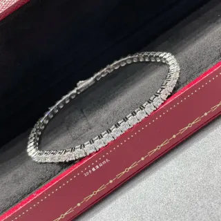 Cartier Pavé-Set Four-Prong Tennis Bracelet