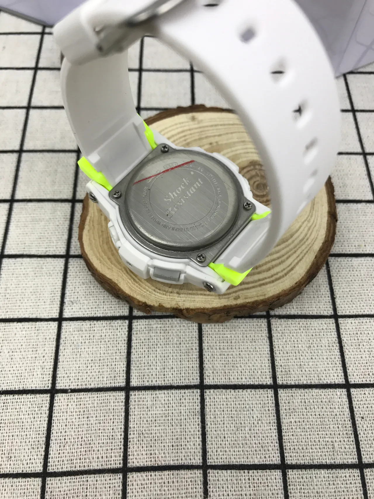 Casio Baby-G White Green Analog-Digital Resin Case Watch 2