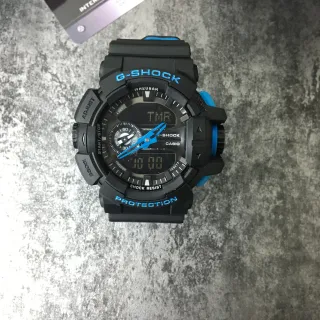 Casio G-Shock GA-100 Reloj deportivo negro y azul