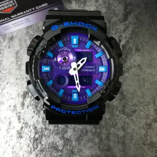 ক্যাসিও G-Shock GA-100 বেগুনি এবং নীল খেলাধুলা ওয়াচ