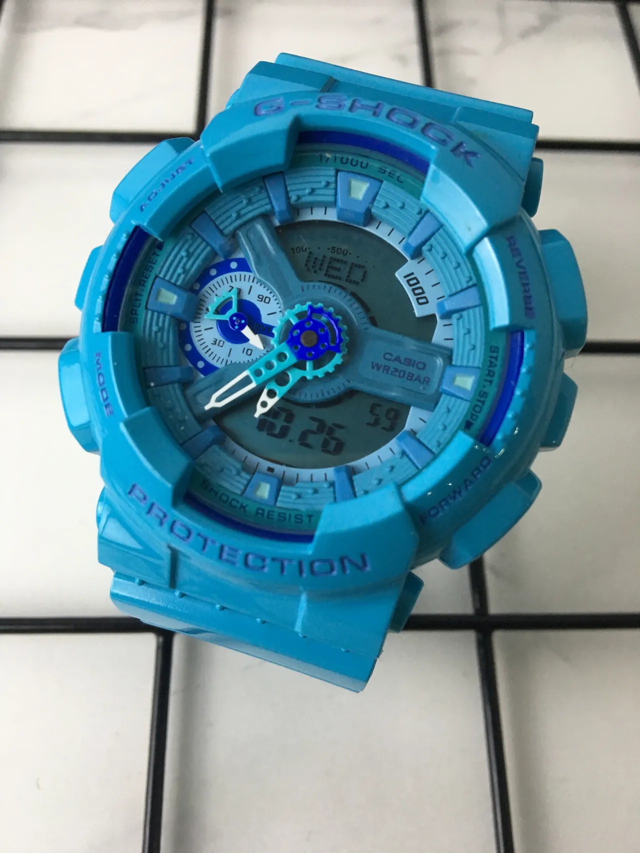 Casio G-Shock GA-110 Blue Analog-Digital Sports Watch 2