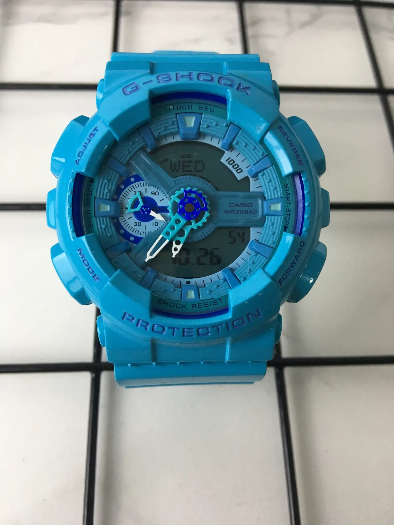 Casio G-Shock GA-110 Blue Analog-Digital Sports Watch 3