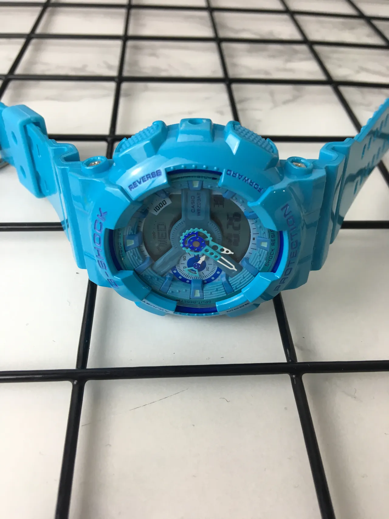 Casio G-Shock GA-110 Blue Analog-Digital Sports Watch 4