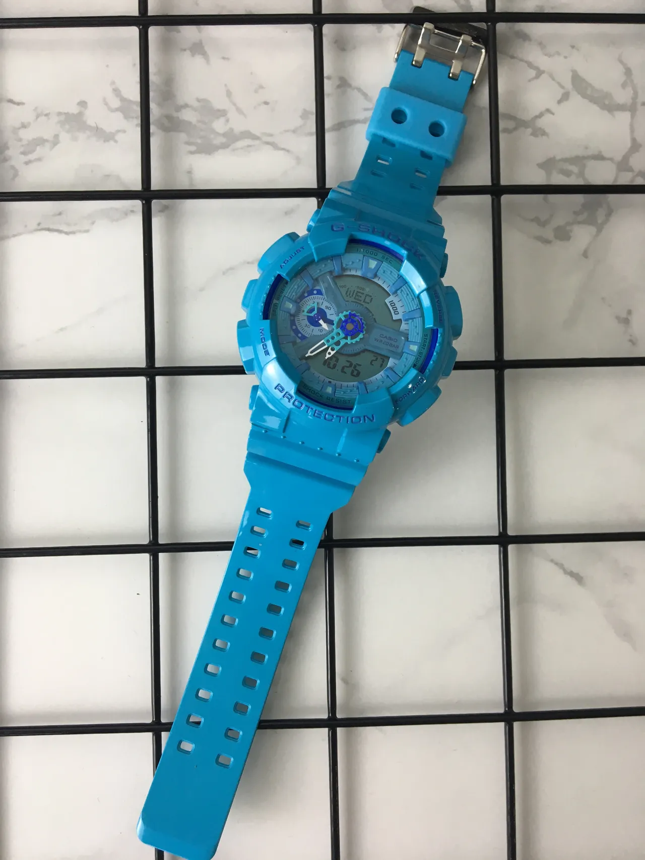 Casio G-Shock GA-110 Blue Analog-Digital Sports Watch 6
