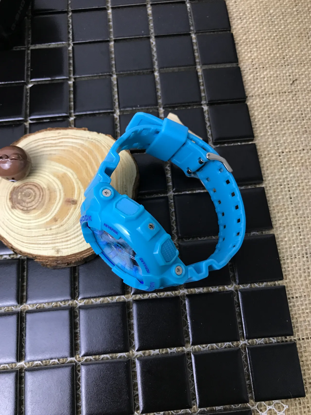 Casio G-Shock GA-110 Blue Analog-Digital Sports Watch 7