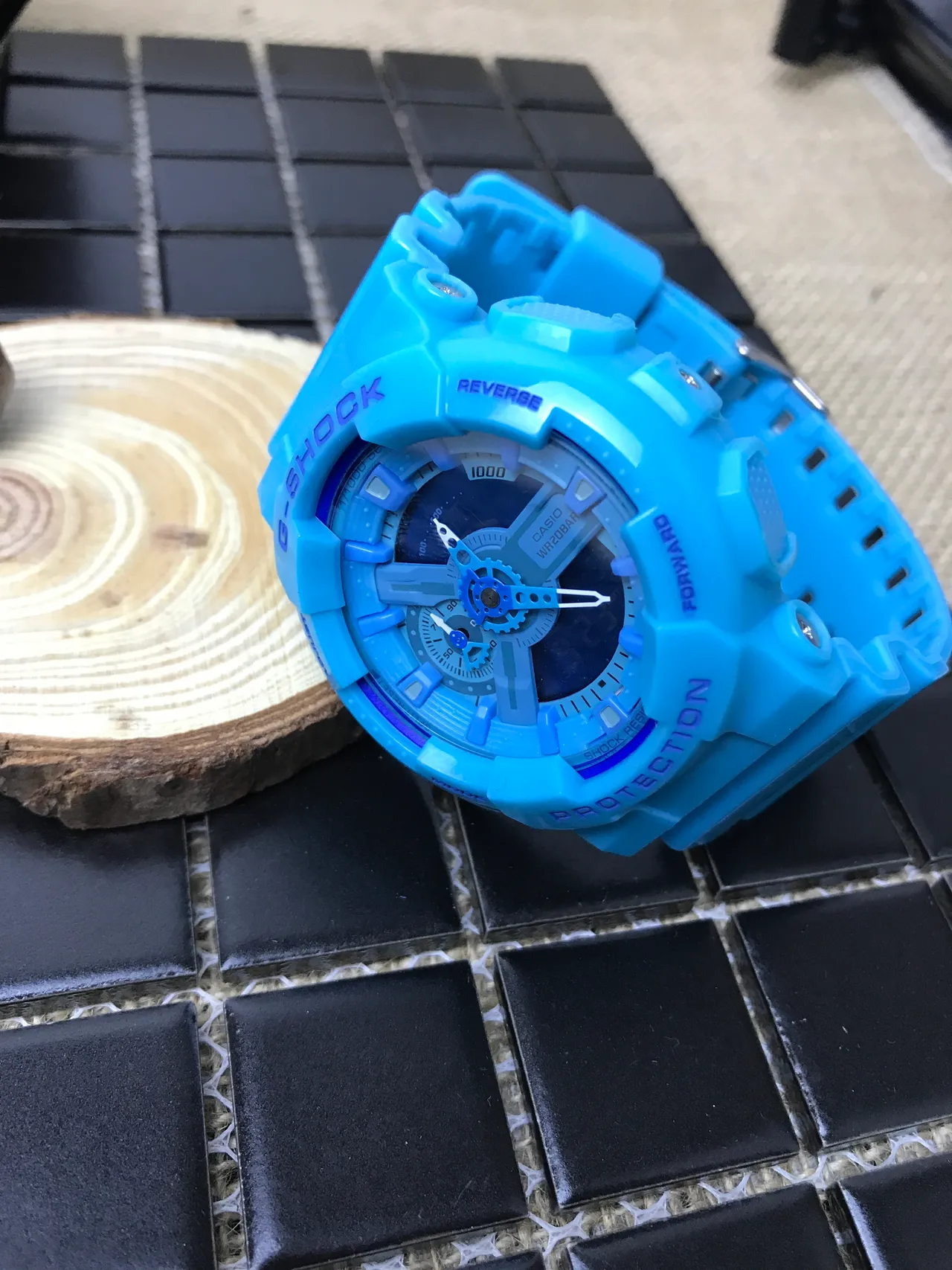 Casio G-Shock GA-110 Blue Analog-Digital Sports Watch 8