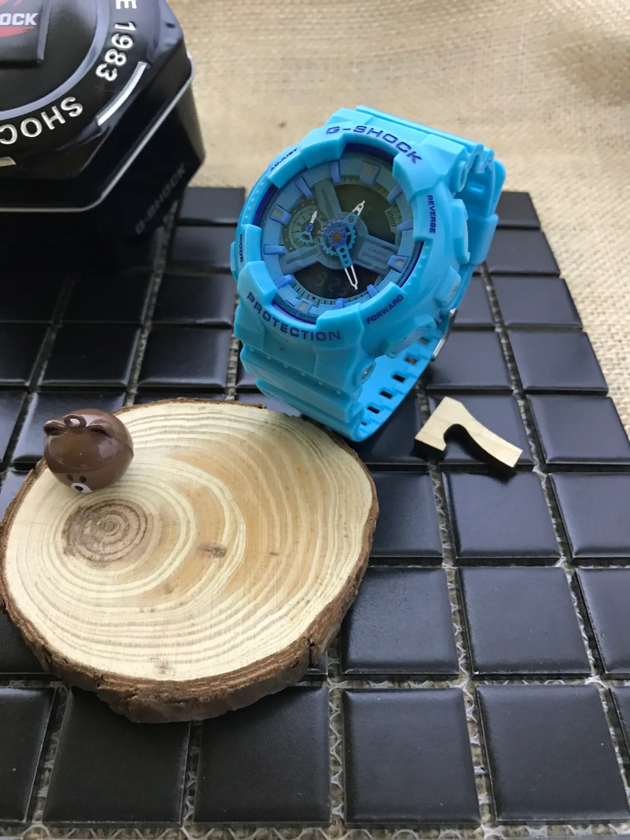 Casio G-Shock GA-110 Blue Analog-Digital Sports Watch 9