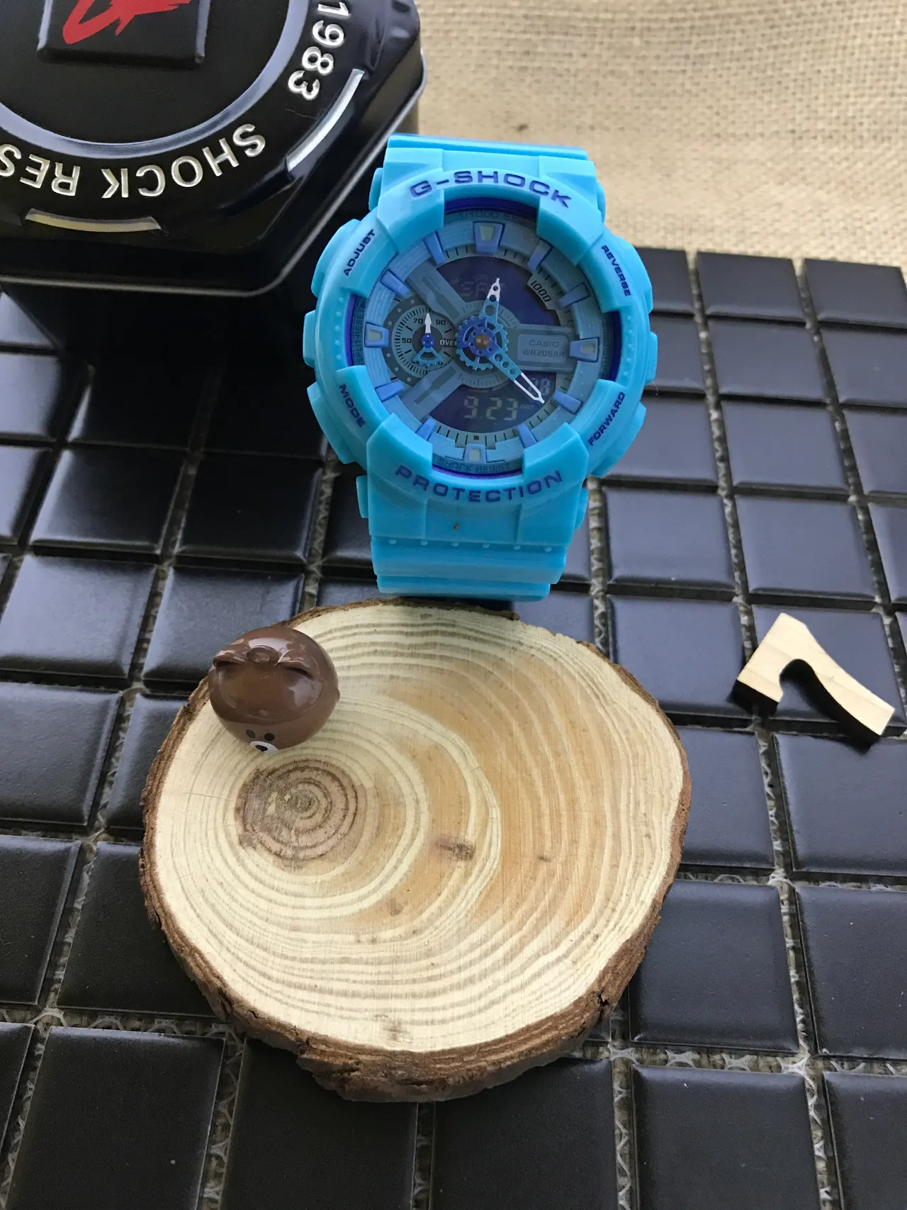 Casio G-Shock GA-110 Blue Analog-Digital Sports Watch 10