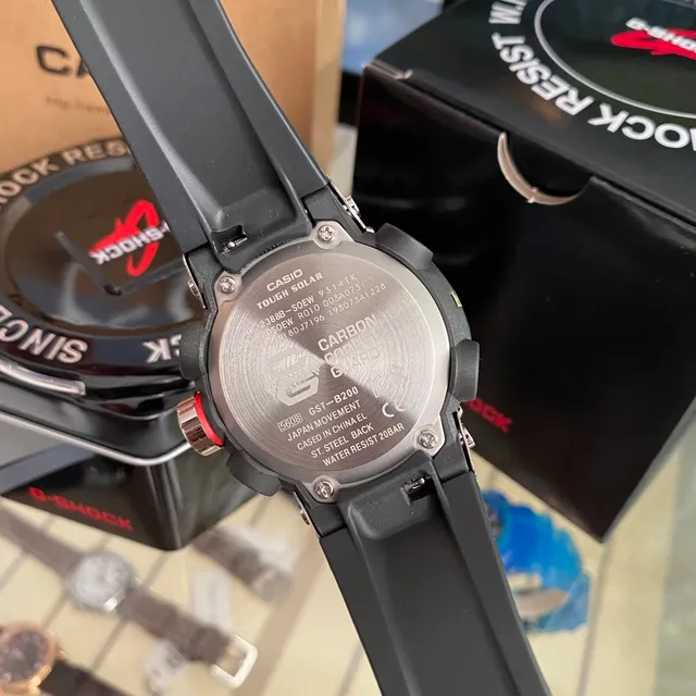 Casio G-Shock GST-B400 Black and Silver Sports Watch 5