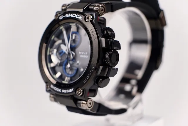 Casio G-Shock MT-G Relógio esportivo preto e azul 7