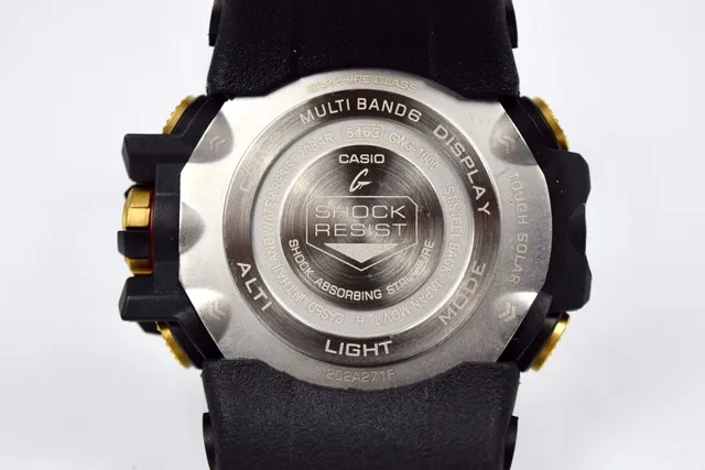 Casio G-Shock Mudmaster Black and Gold Sports Watch 3