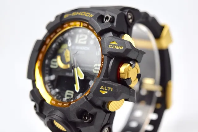 Casio G-Shock Mudmaster Black and Gold Sports Watch 7