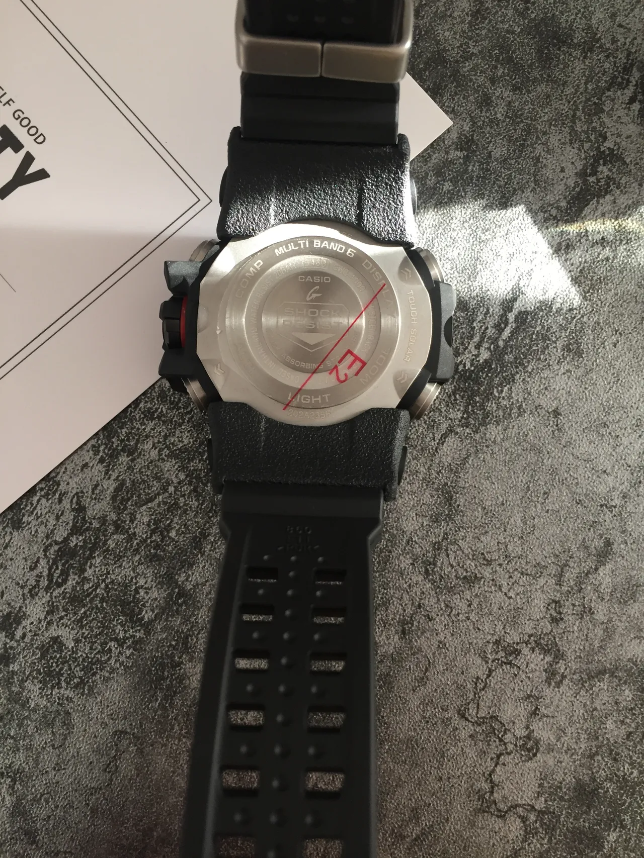 Casio G-Shock Mudmaster Triple Sensor Multi Band 6 Tough Solar montre de sport 4