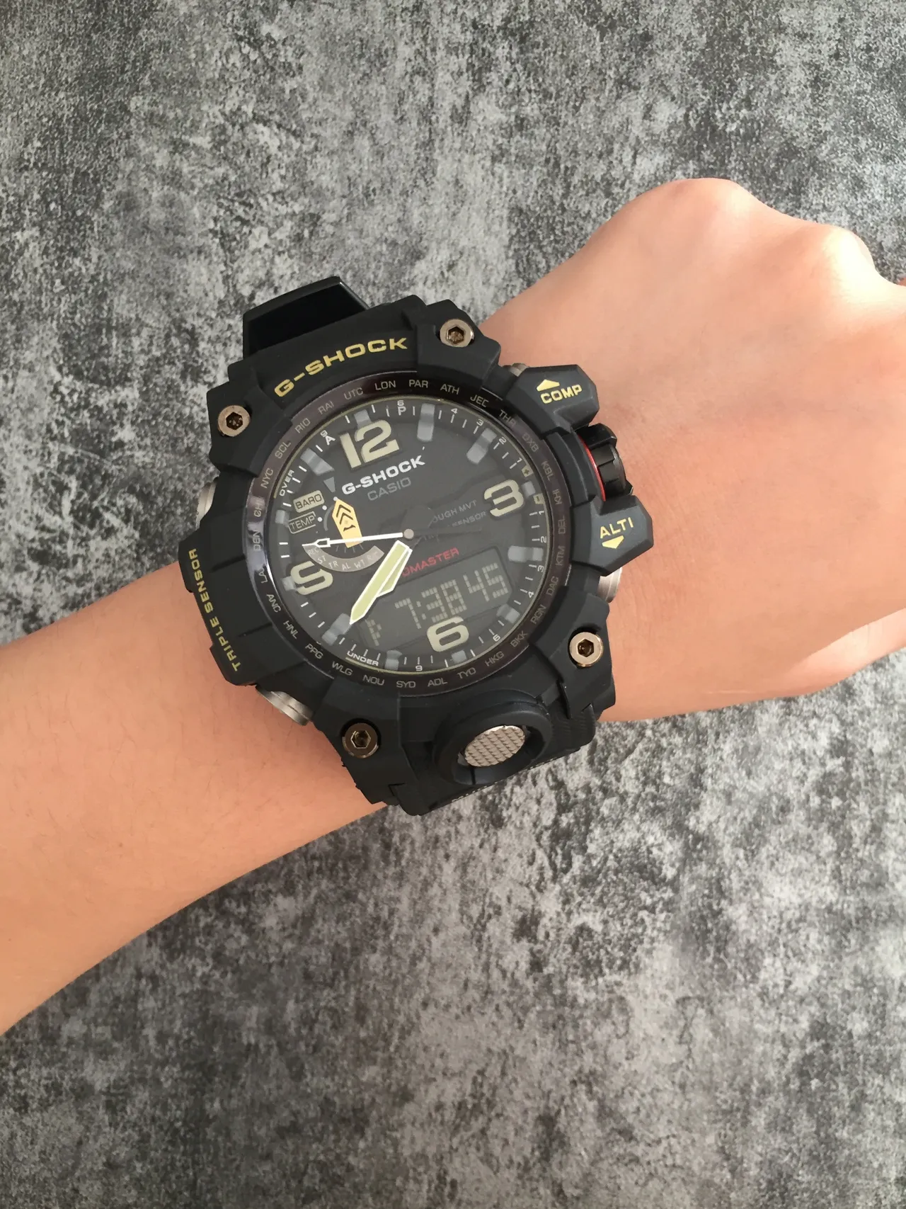 Casio G-Shock Mudmaster Triple Sensor Multi Band 6 Tough Solar montre de sport 7